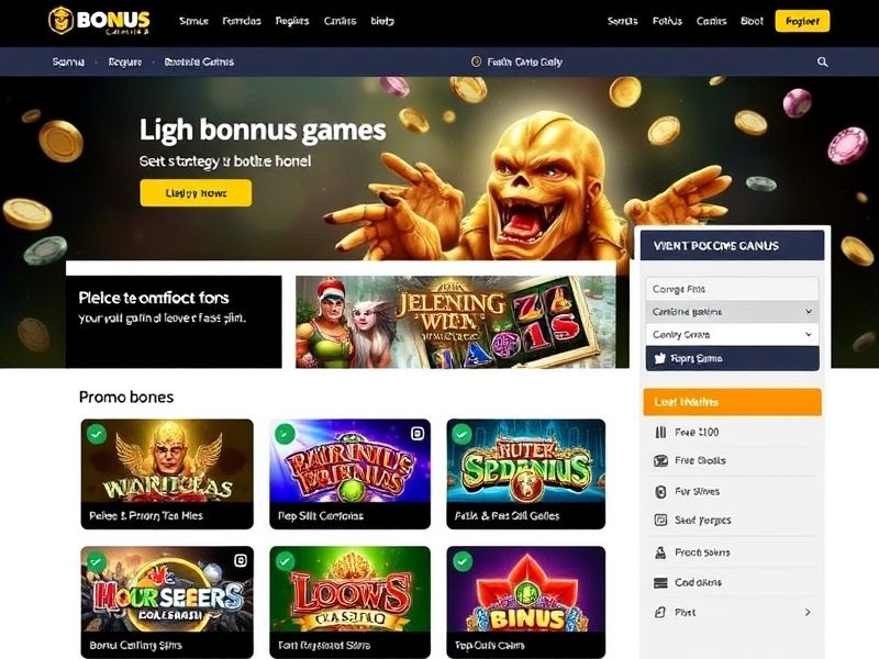Explore the latest sign up bonus games and casino promotions. Get expert insights on online poker, slots, and blackjack with bonus codes and tips. Start winning today!